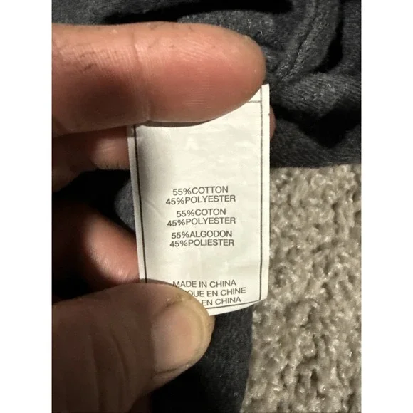 DC Apparel Button Down Long Sleeve Men's Shirt 2XL Gray Red - Picture 12 of 14